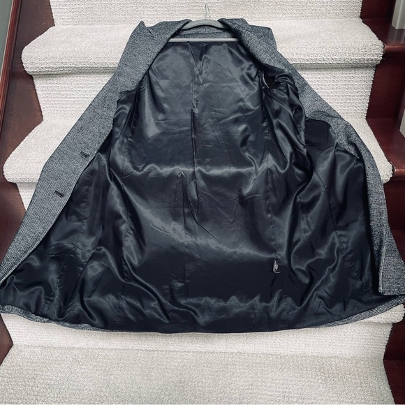 J. Mclaughlin Cate Wool Blend Tunic Black White Houndstooth Vest Classic - Picture 14 of 14